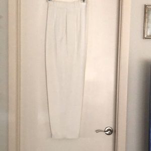 Liz Claiborne white rayon/silk pants. Size 12